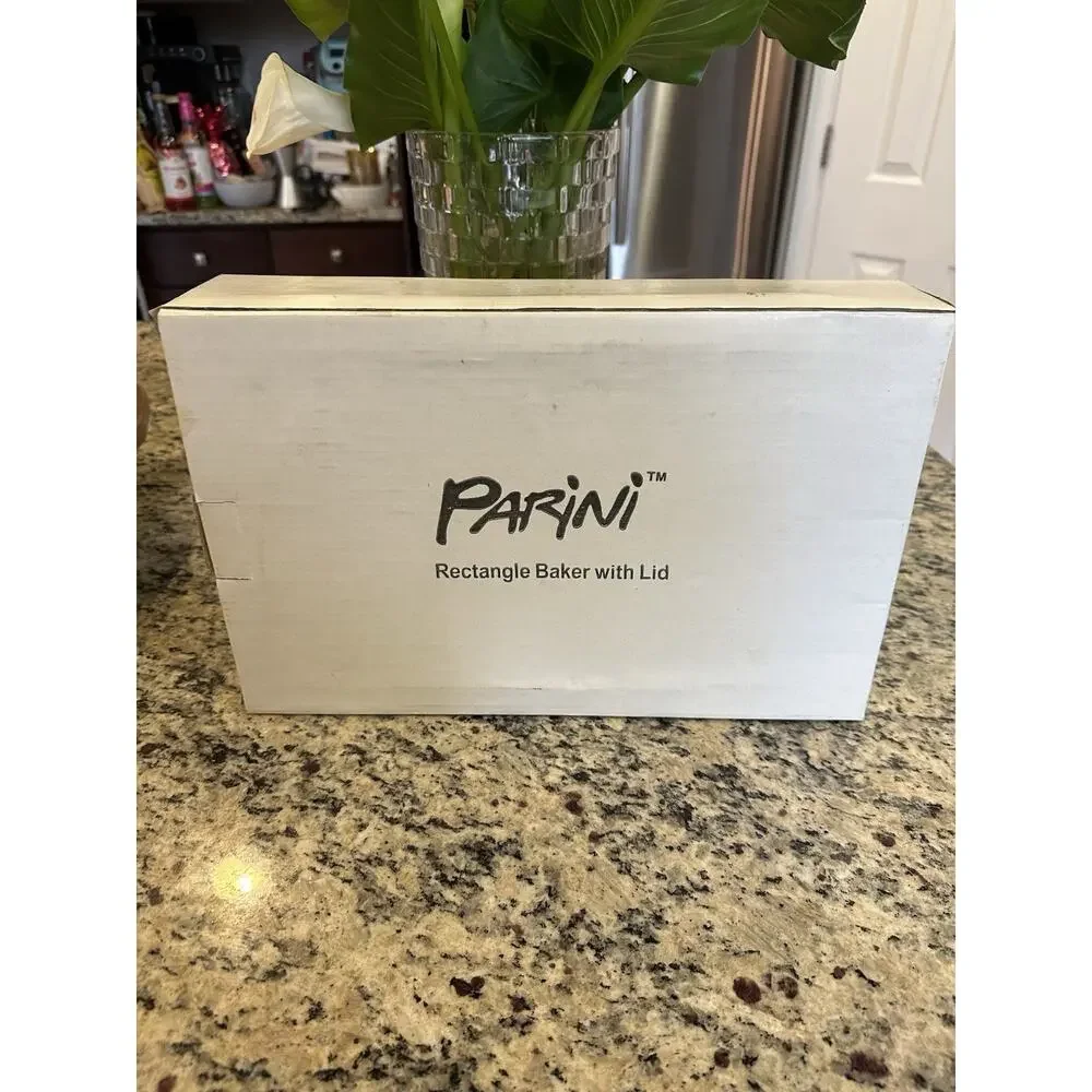 New PARINI STONEWARE CASSEROLE 12